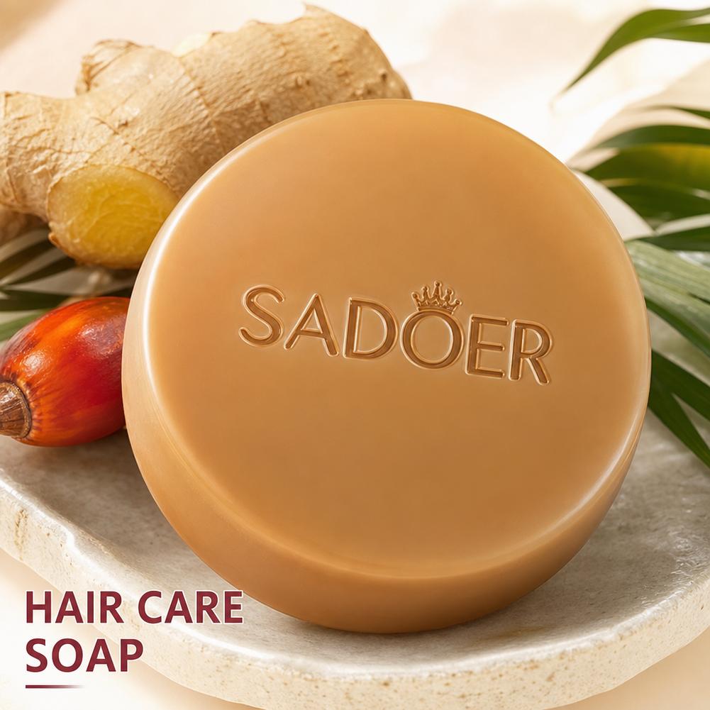 Bar Soap Shampoo Solid - Sabun Sampo Jahe Alami untuk Rambut,