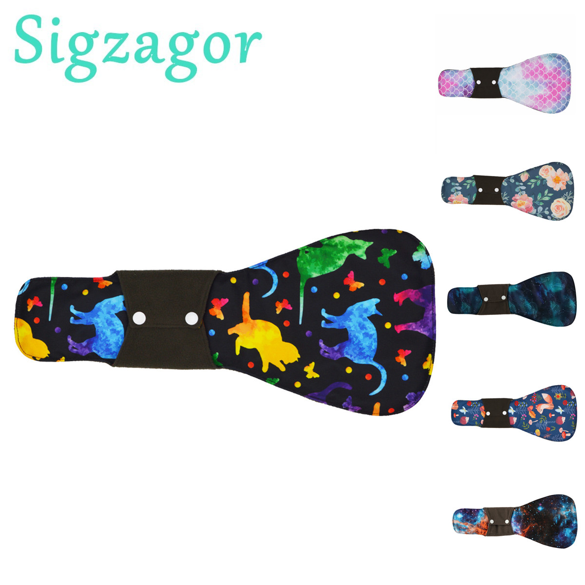 Cloth Pad Reusable - [Sigzagor]1 XXL Pembalut Kain Menstruasi Saniter