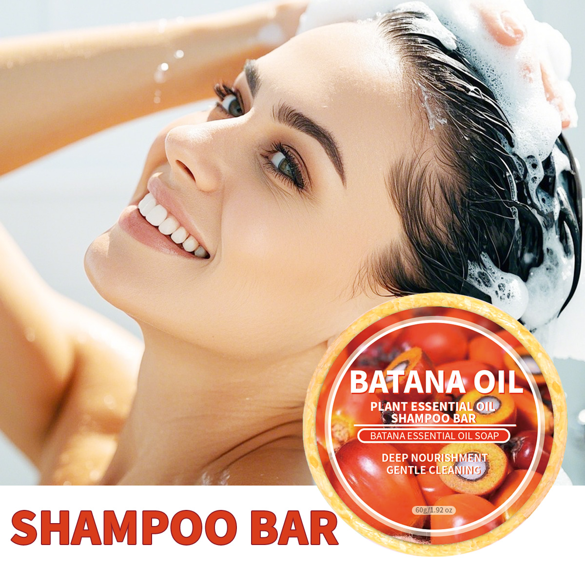 Bar Soap Shampoo Solid - 60g F+ Jual Terlaris Batang Sampo
