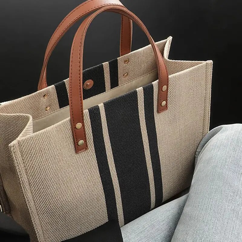 Linen Bag Bulk - Tas jinjing sekolah siswa wanita, tas