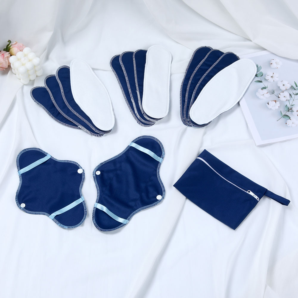 15Pc Pembalut Kain Dapat Dicuc - Cloth Pad Reusable ulasan dan harga