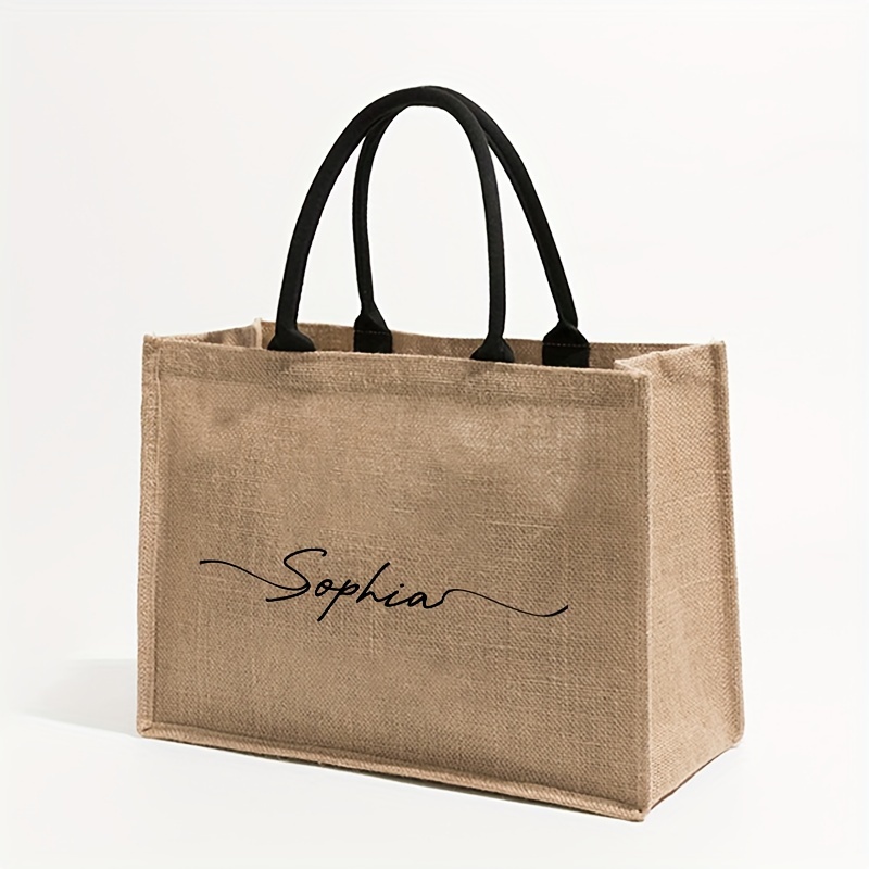 Tas Pantai Custom Bermotif Nam - Linen Bag Bulk ulasan dan harga