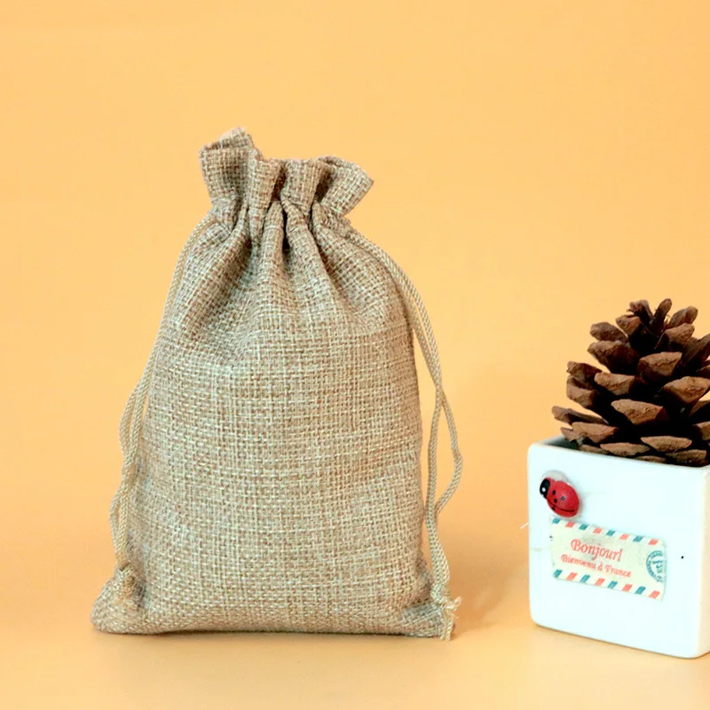 50 Buah/Lot 7X9 9X12 10X14 13X - Linen Bag Bulk ulasan dan harga