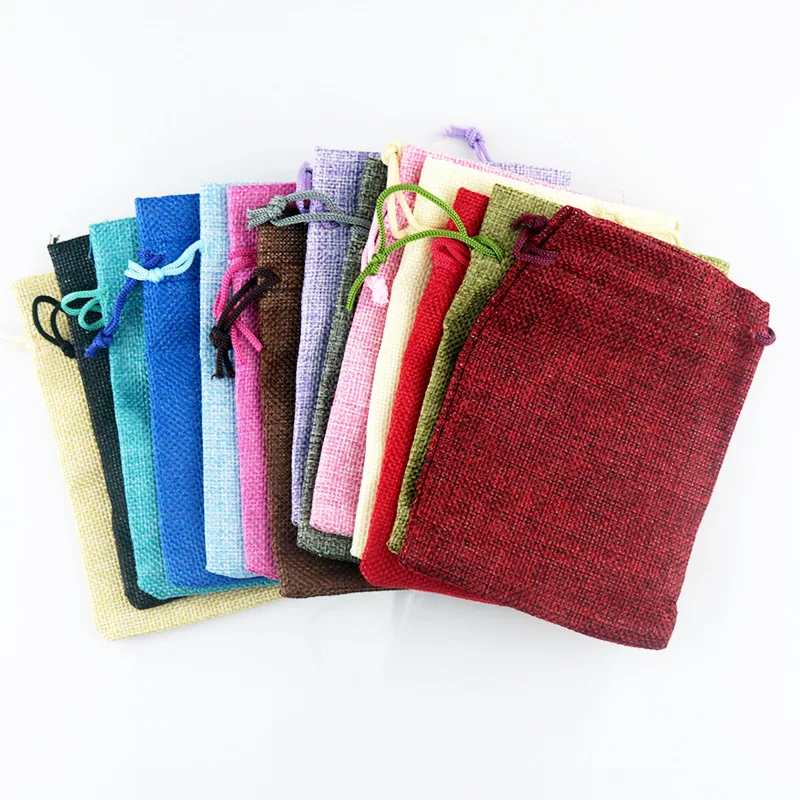 50 Buah/Lot 7X9 9X12 10X14 13X - Linen Bag Bulk ulasan dan harga