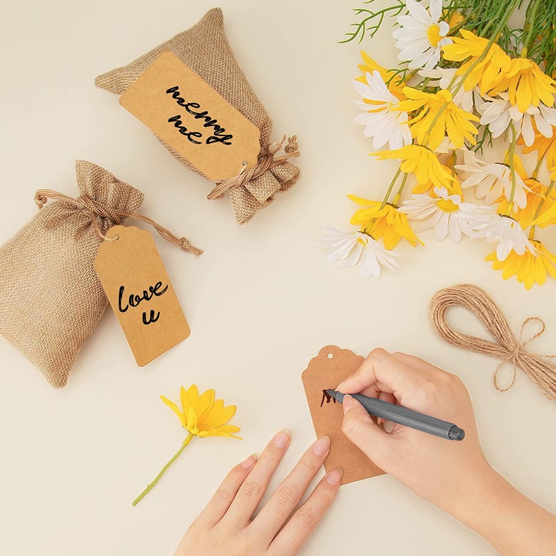 21/51 Buah Kantong Bundel Line - Linen Bag Bulk ulasan dan harga