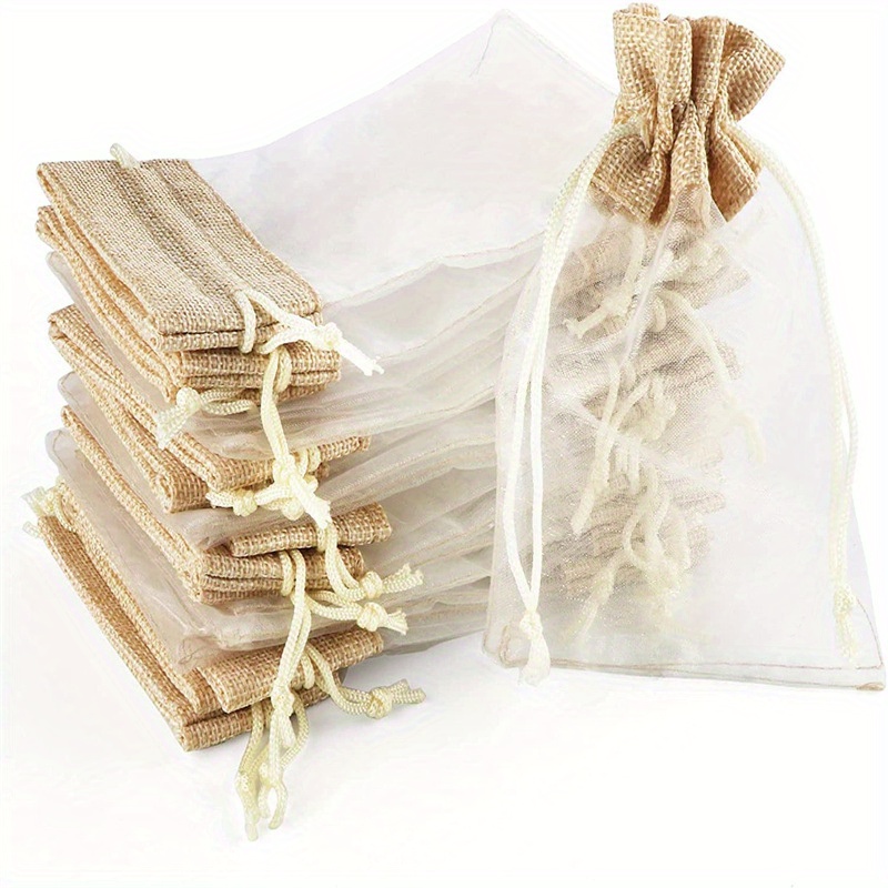 Tas Kantong Organza Linen untu - Linen Bag Bulk ulasan dan harga