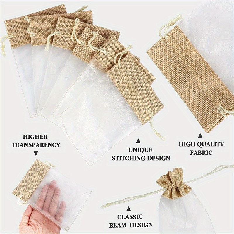 Tas Kantong Organza Linen untu - Linen Bag Bulk ulasan dan harga