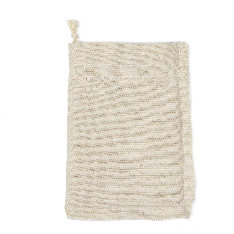 10 Buah Katun Linen Tali Tas H - Linen Bag Bulk ulasan dan harga