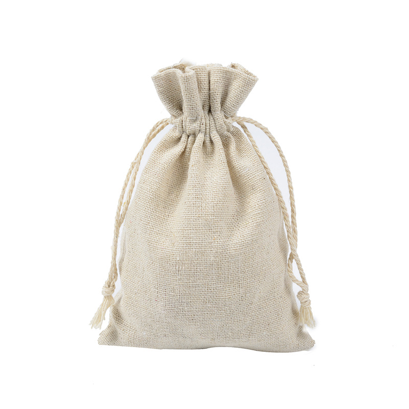 10 Buah Katun Linen Tali Tas H - Linen Bag Bulk ulasan dan harga