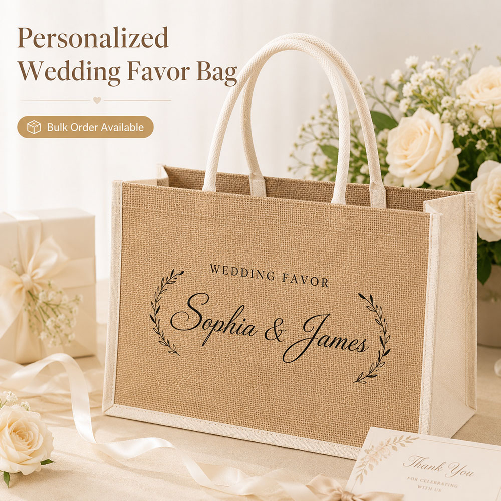 Tas Hadiah Pernikahan Custom d - Linen Bag Bulk ulasan dan harga
