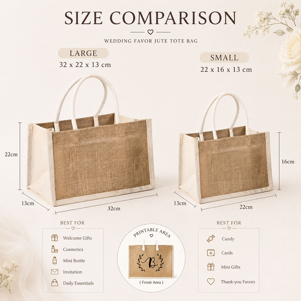 Tas Hadiah Pernikahan Custom d - Linen Bag Bulk ulasan dan harga